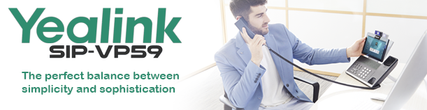 Yealink SIP-VP59 Gigabit IP Pone with Adjustable Screen